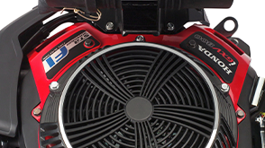 Top view of Honda engine